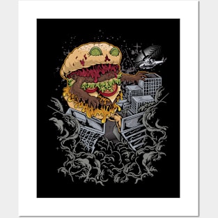 MONSTER BURGER Posters and Art